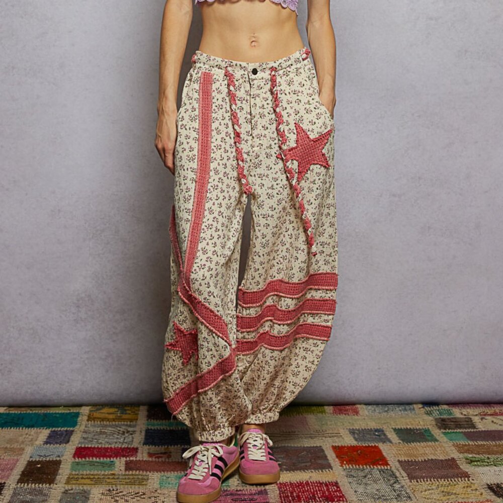 HBP3 Heavenly Hibiscus Pants by POL